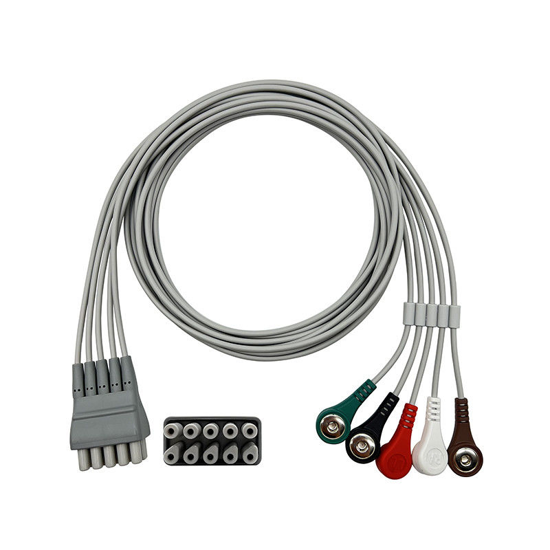9293-059-50 Welch Allyn EKG Lead Set, 3 of 5 Draadknappunten