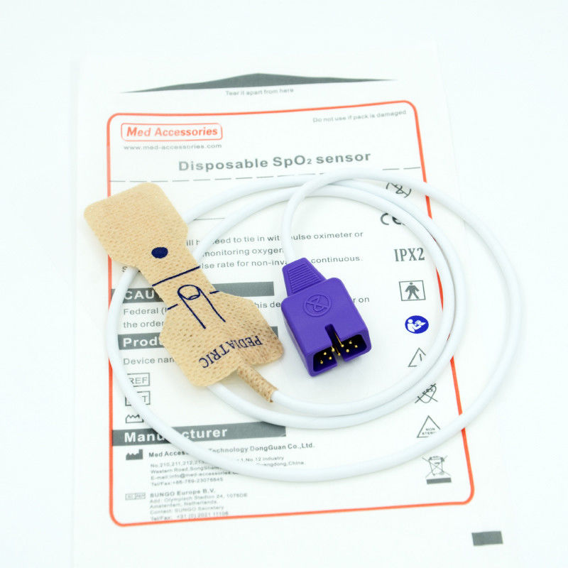 Nellcor Wegwerp Spo2 Sensor Volwassen Probe Compatibel met N-550/N-560/N-595/N-600/N-600x/N-65