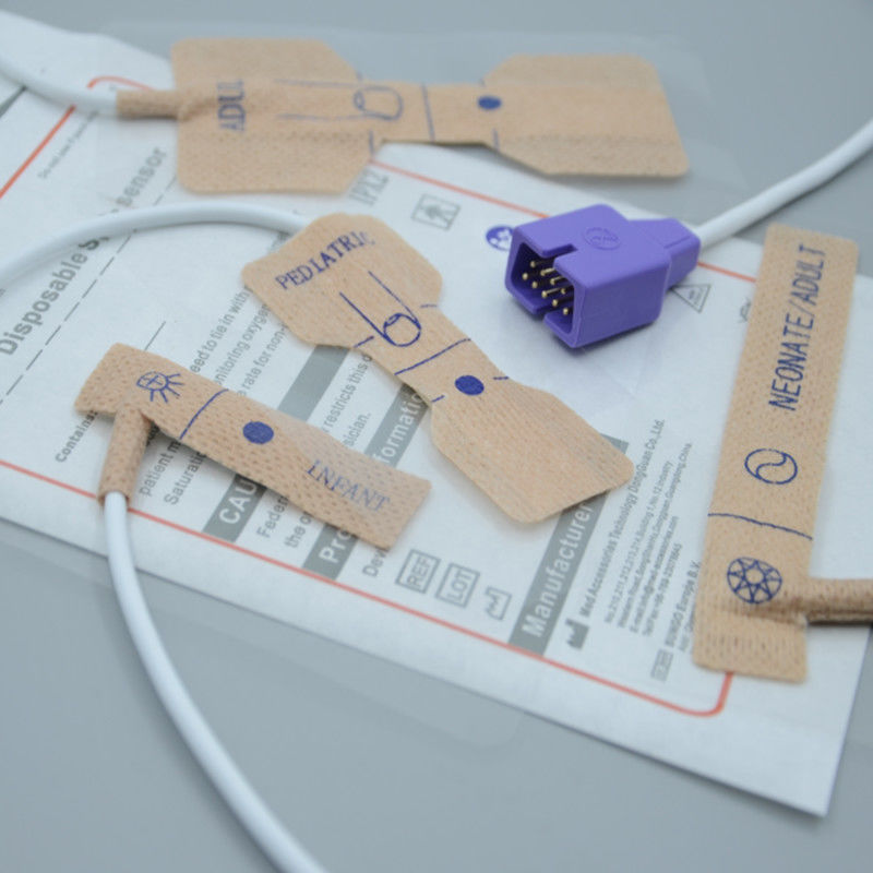 Nellcor Wegwerp Spo2 Sensor Volwassen Probe Compatibel met N-550/N-560/N-595/N-600/N-600x/N-65