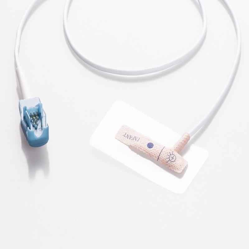 Compatibel GE OXYTIP OXY-AP Wegwerp Oximax Spo2 Kleefsensor 8 Pins Volwassen Probe
