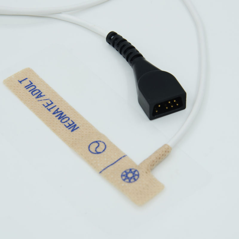 Kleefstof wegwerppulsoximeter Finger Probe Lengte 90cm Witte kleur