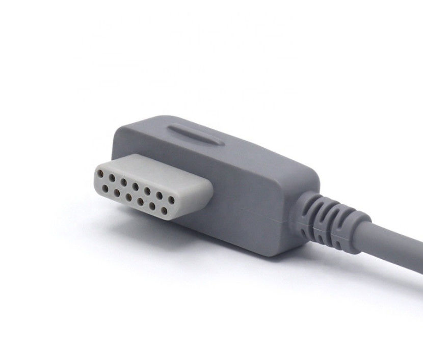 ISO13485 Recorder ECG Holter kabel draagbaar met 7 leidingen snap
