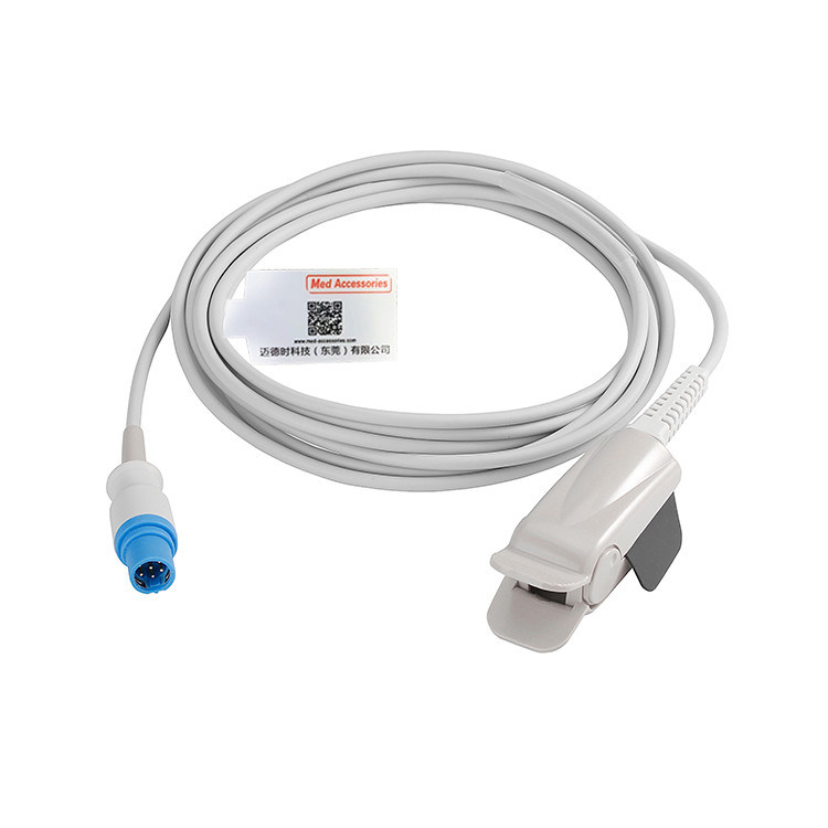 Meerdere keren gebruikbare Spo2 Sensor Drager 7 Pin TPU Materiaal Grijze kleur