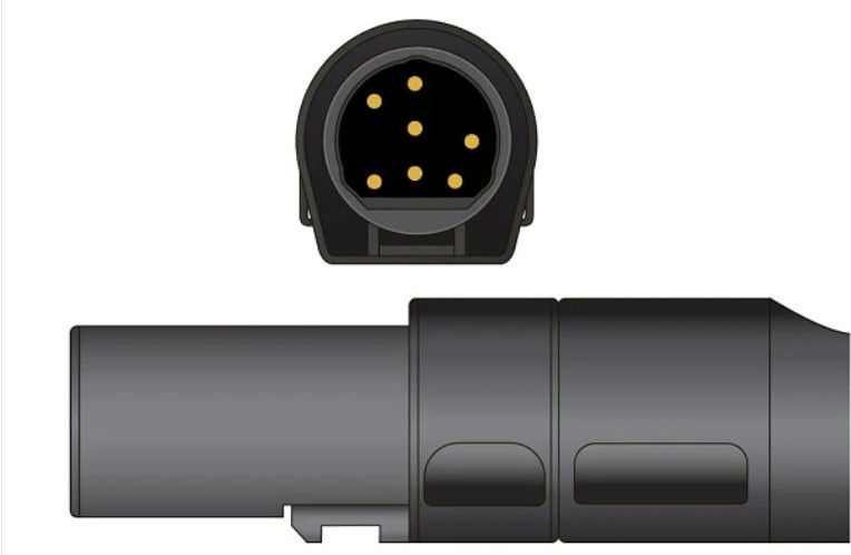 Datex GE Ohmeda-compatibele korte 7-pins vingerclip SpO2-sensor - OXY-F1-H