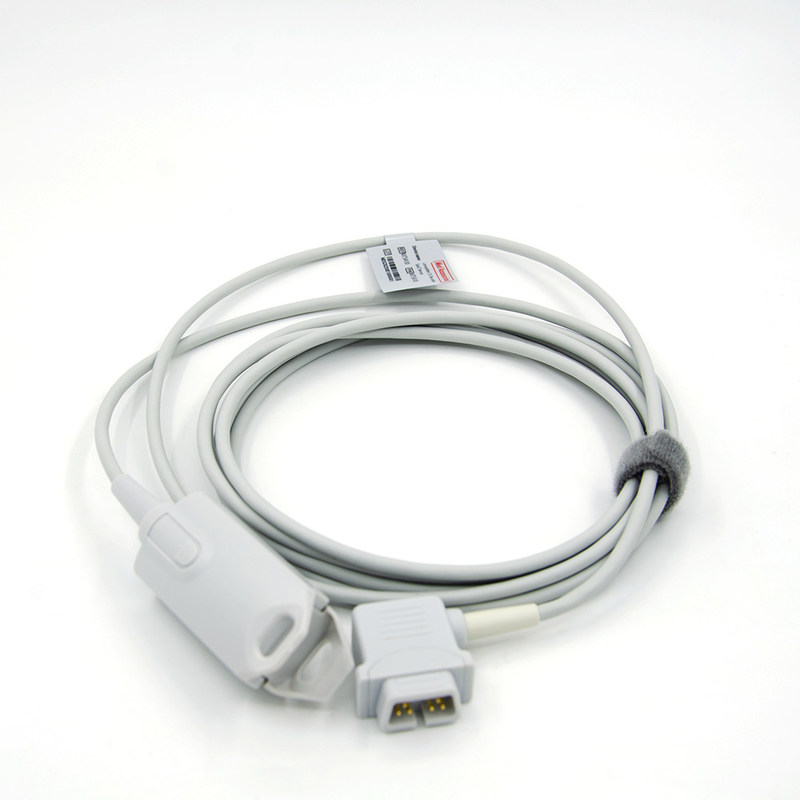 Praktische grijze herbruikbare pols-oximeter sensor, herbruikbare baby siliconen zachte punt SpO2 sensor voor DRE patiënt monitors