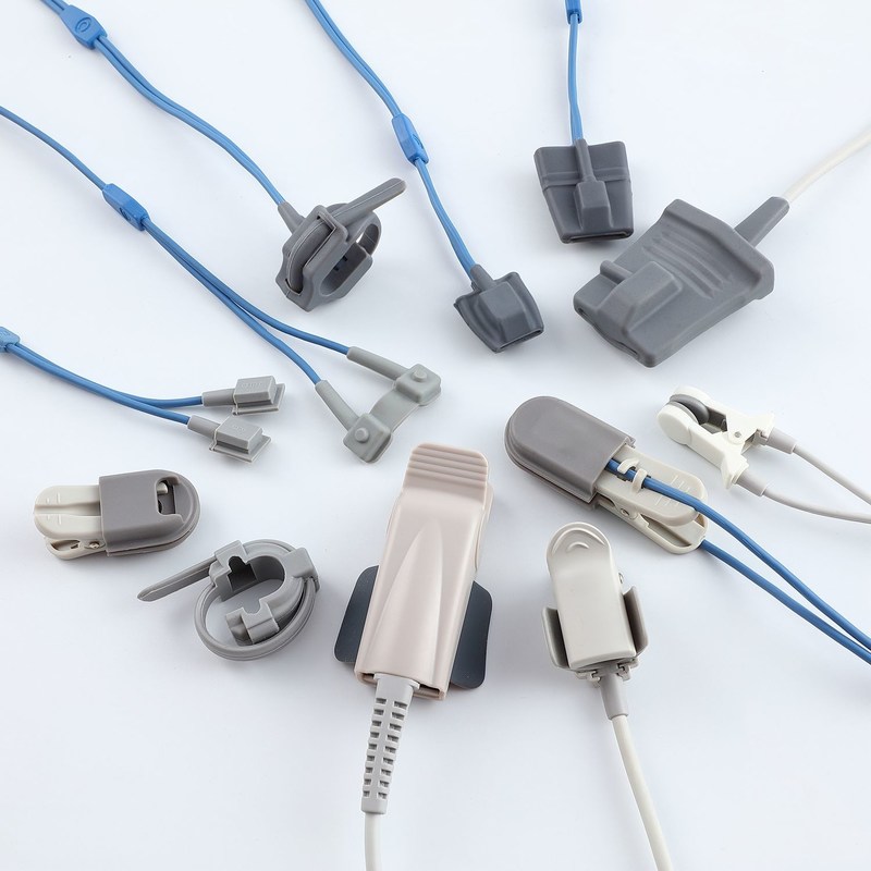 Compatibele herbruikbare Spo2-sensor Latexvrij voor monitors van grote merken