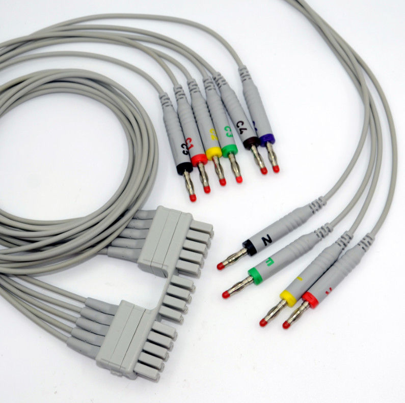 Burdick Atria Plus Eclipse Direct Connect EKG Cable 10 Leads AHA Banana 3,0m Lengte