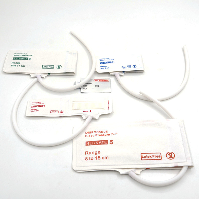 Med Accessoires ISO13485 NIBP manchet herbruikbaar wegwerpmateriaal TPU voor zuigelingen Volwassen