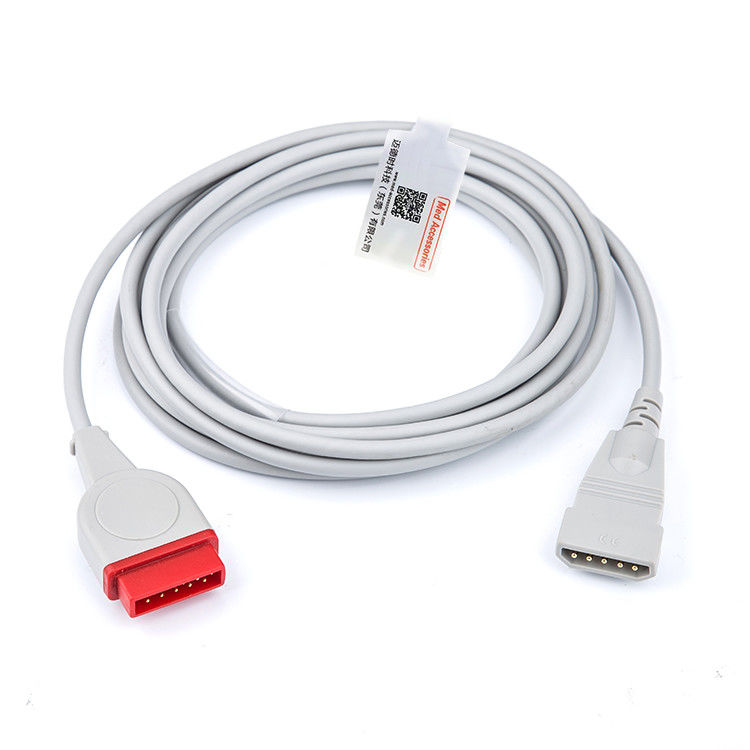 Invasieve bloeddruk IBP Adapter Kabel GE Healthcare Transducer 11 Pin Med Accessoires