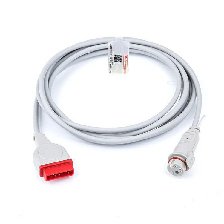 Invasieve bloeddruk IBP Adapter Kabel GE Healthcare Transducer 11 Pin Med Accessoires