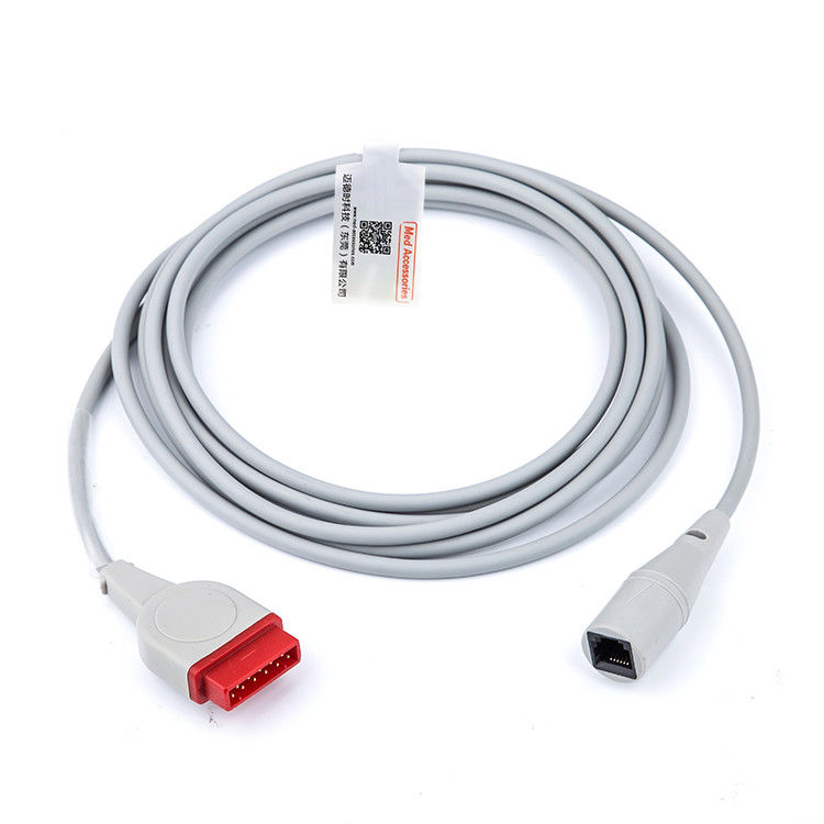 Invasieve bloeddruk IBP Adapter Kabel GE Healthcare Transducer 11 Pin Med Accessoires