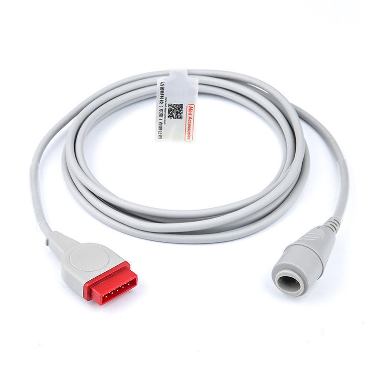Invasieve bloeddruk IBP Adapter Kabel GE Healthcare Transducer 11 Pin Med Accessoires