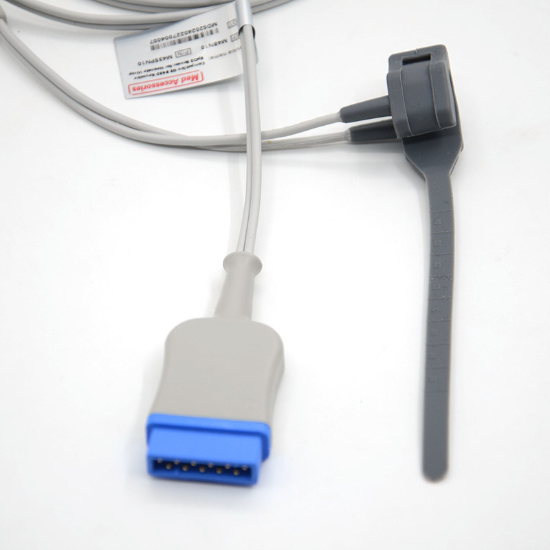 Adult Soft Tip Spo2 Sensor 11 Pin Pulse Oximeter Probe Latexvrij herbruikbaar Neonaten Wrap