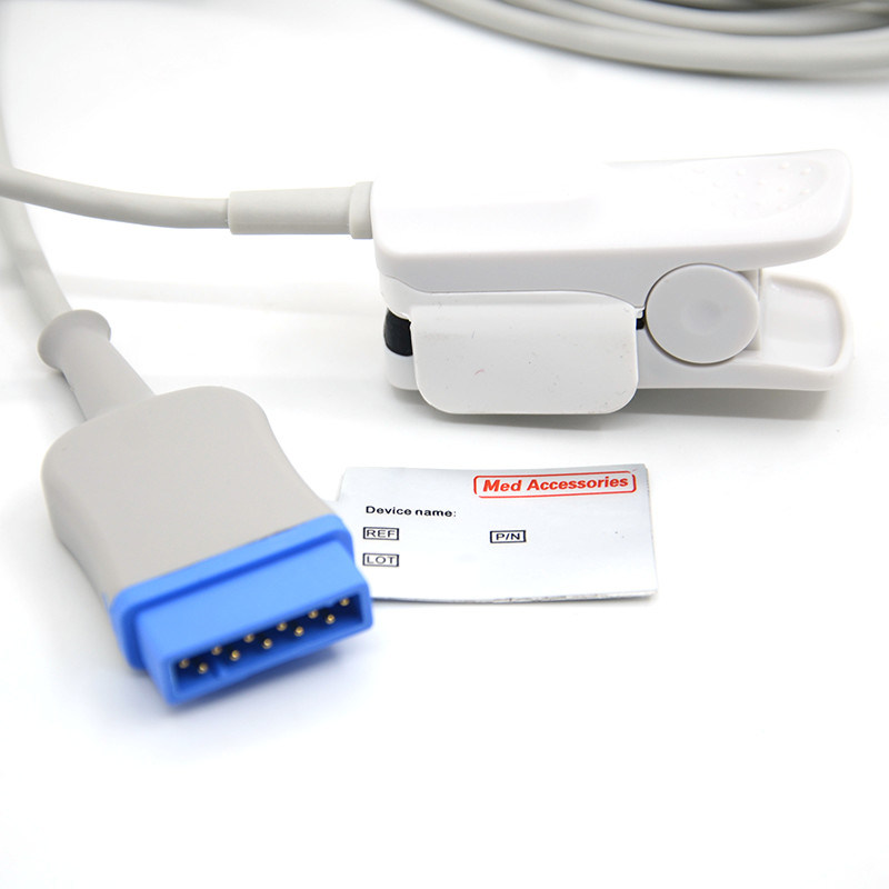 Compatibel GE Marquette volwassen vinger Spo2 sensor 11 Pinsensor spo2