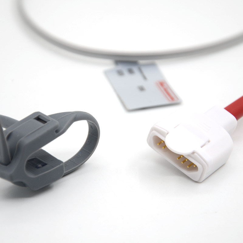 Voorbeeld Gratis Warm Verkoop Spo2 Sensor Herbruikbaar Radical-7 Rad-87 Rad-57 Met Compatibele Masim Neonate Wrap SpO2 Sensor