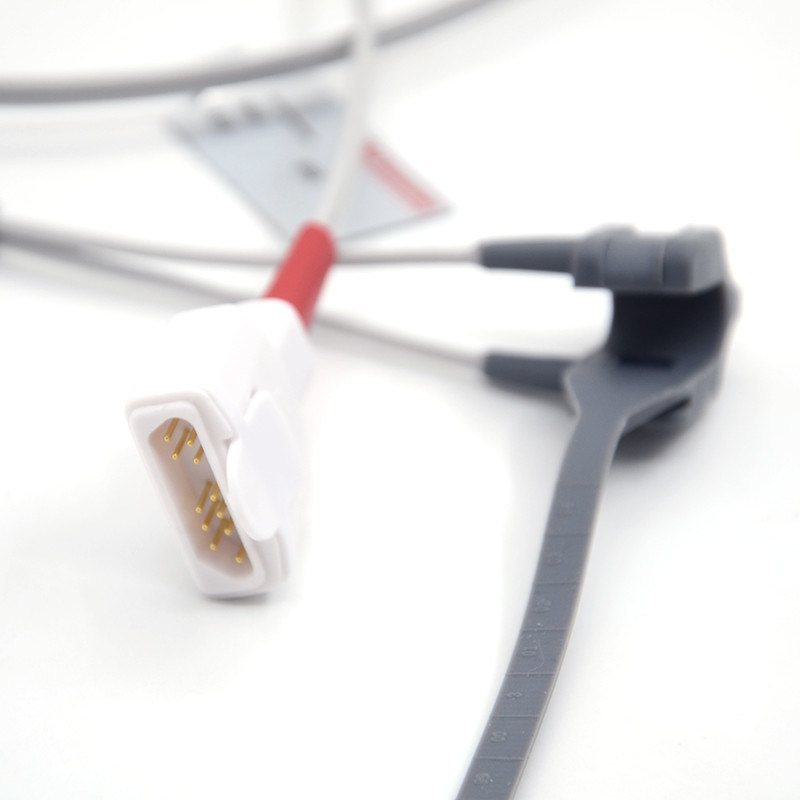 Voorbeeld Gratis Warm Verkoop Spo2 Sensor Herbruikbaar Radical-7 Rad-87 Rad-57 Met Compatibele Masim Neonate Wrap SpO2 Sensor
