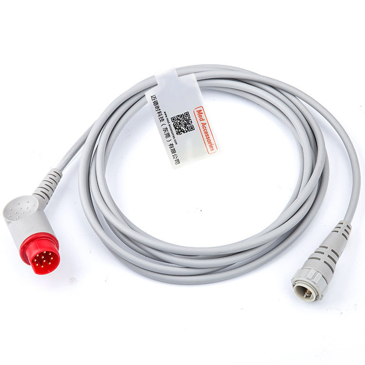 Draagbare IBP-adapterkabel TPU-compatibele Mindray naar MR 12-pin IBP-omvormer