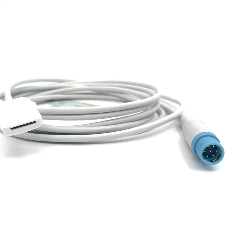 TPU Grijs Spo2 Sensor Cable Single Pack voor alle patiënten voor Masimo 7 Pin To Drager