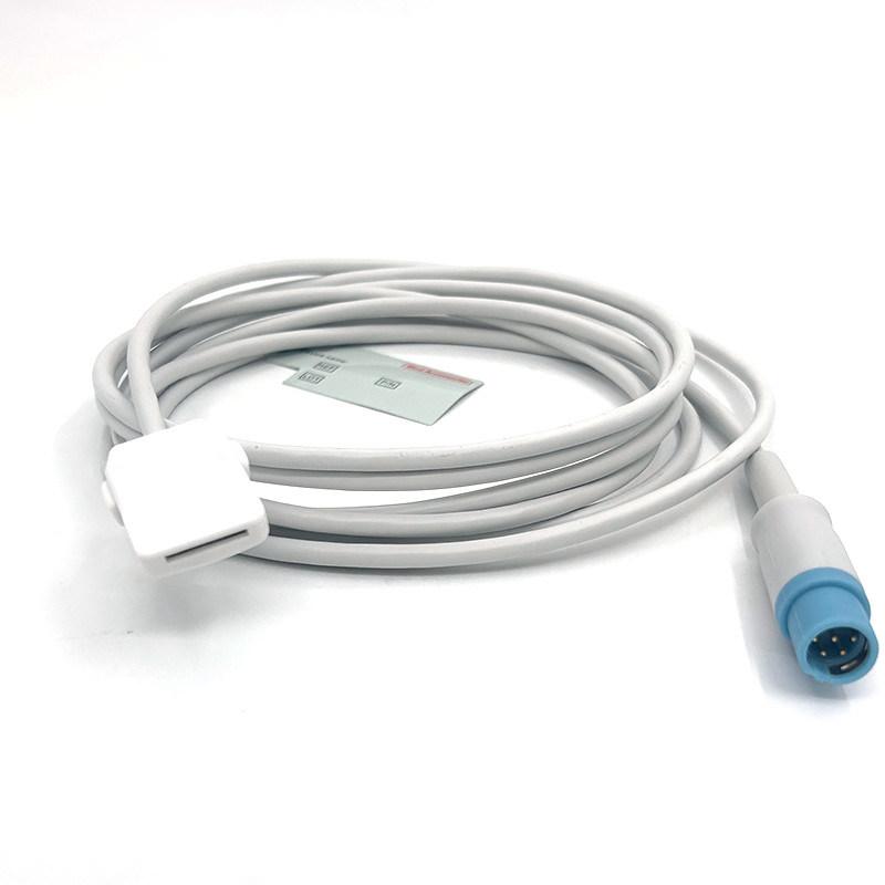 TPU Grijs Spo2 Sensor Cable Single Pack voor alle patiënten voor Masimo 7 Pin To Drager