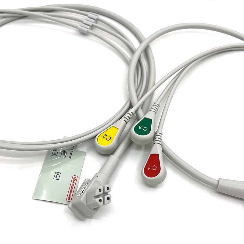 PH 10lead TC30 LEAD WIRES EKG Monitor Kabel Grijze Kleur Latexvrij Multi Functie
