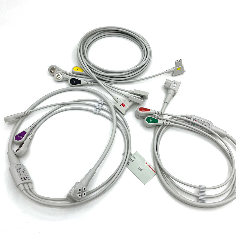 PH 10lead TC30 LEAD WIRES EKG Monitor Kabel Grijze Kleur Latexvrij Multi Functie