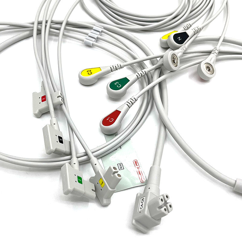 PH 10lead TC30 LEAD WIRES EKG Monitor Kabel Grijze Kleur Latexvrij Multi Functie