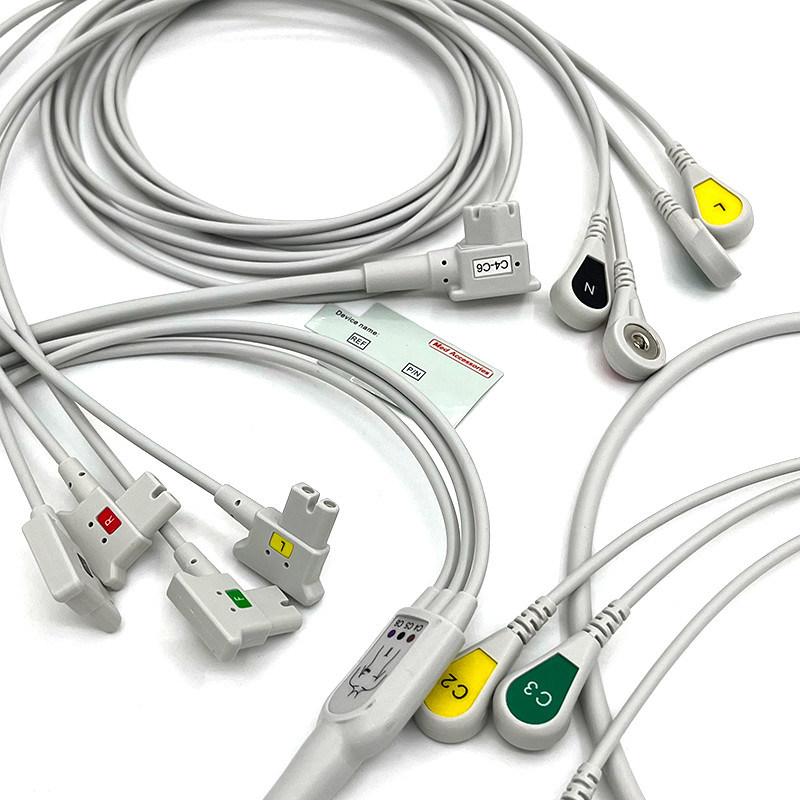 PH 10lead TC30 LEAD WIRES EKG Monitor Kabel Grijze Kleur Latexvrij Multi Functie