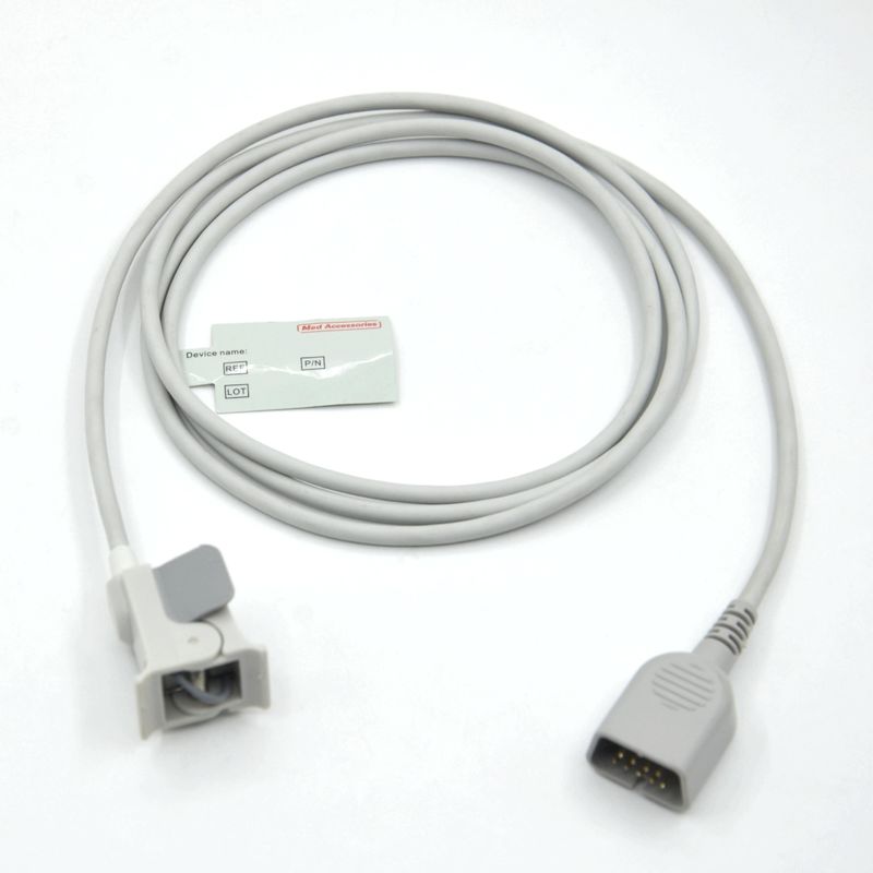 Producent Monitor Accessoires Pediatrische vinger Compatibel Nihon kohden 9pin Herbruikbare SpO2 sensor
