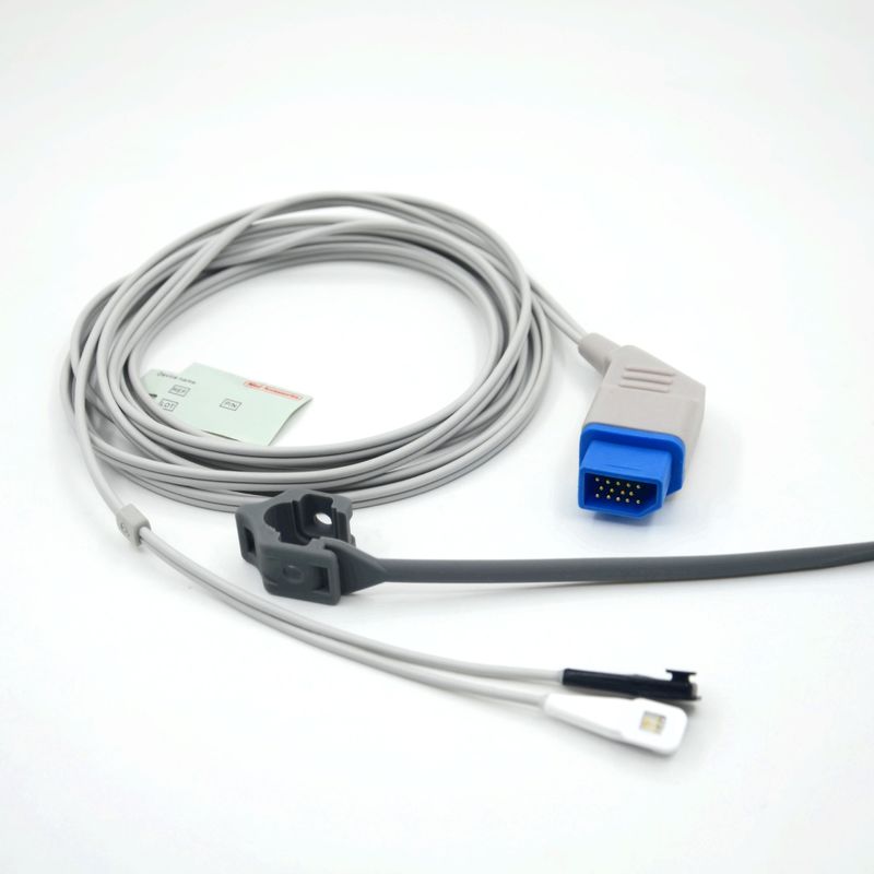 Compatibele Nihon Kohden Silicone Soft Tip herbruikbare Spo2 Sensor