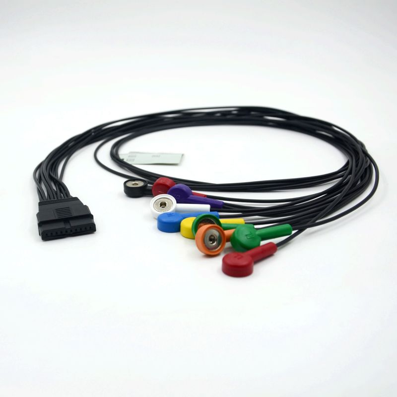 Compatibele Schiller 10 Lead ECG Patiëntkabel Schiller voor Schiller MS-12 Blauwe ECG-kabel