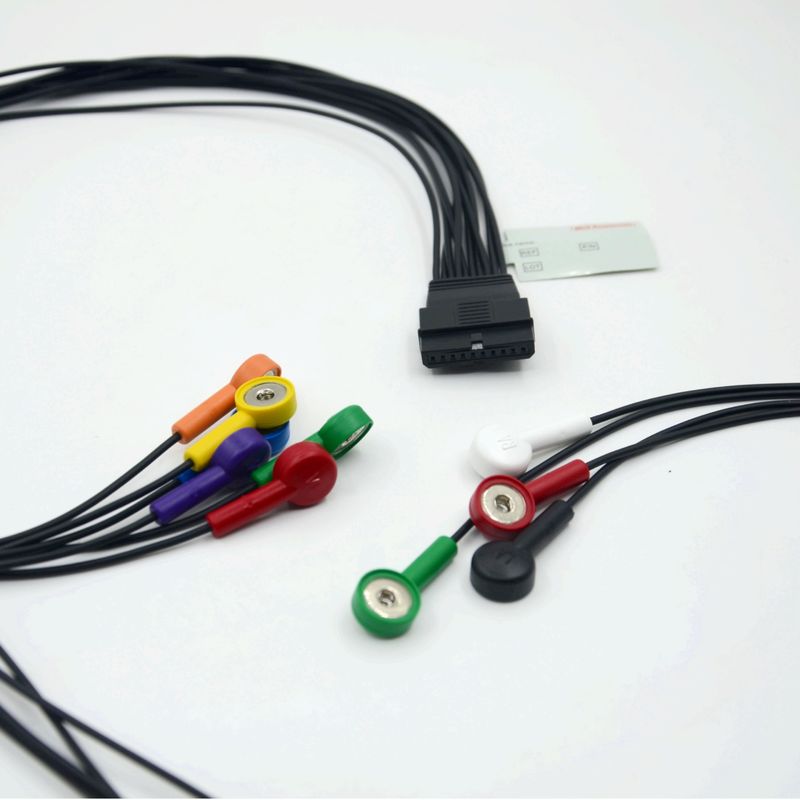 Compatibele Schiller 10 Lead ECG Patiëntkabel Schiller voor Schiller MS-12 Blauwe ECG-kabel