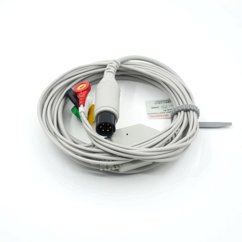 Compatibele AAMI Compatibele 5-aderige ECG-kabel IEC Snap voor medische accessoires