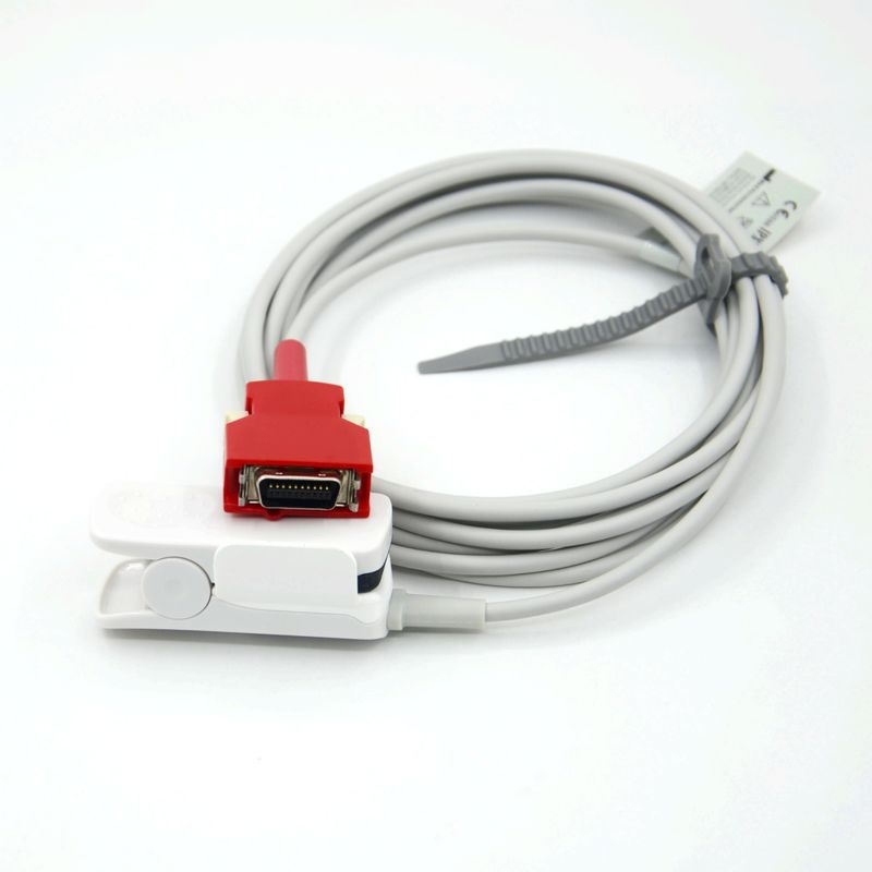 Herbruikbare fabrikant Monitor Accessoires Compatibel met masimo 20P Adult Finger Clip SpO2 Sensor voor Rad-5 / 6 / 7