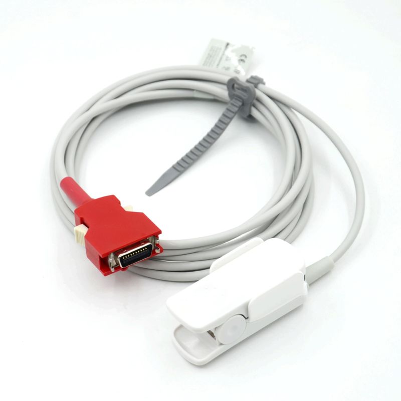 Herbruikbare fabrikant Monitor Accessoires Compatibel met masimo 20P Adult Finger Clip SpO2 Sensor voor Rad-5 / 6 / 7