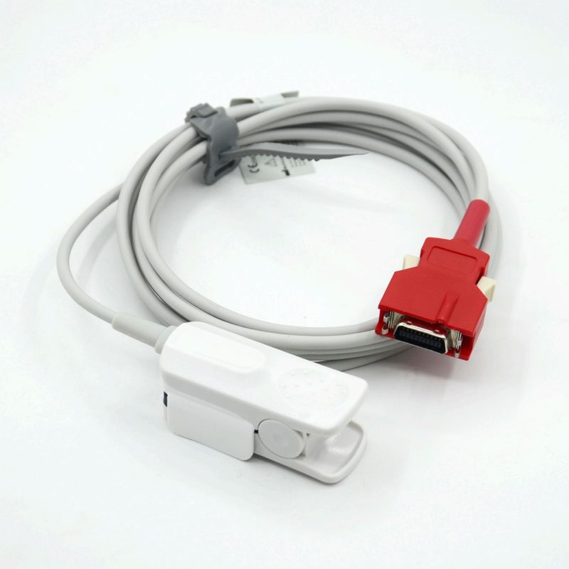 Herbruikbare fabrikant Monitor Accessoires Compatibel met masimo 20P Adult Finger Clip SpO2 Sensor voor Rad-5 / 6 / 7