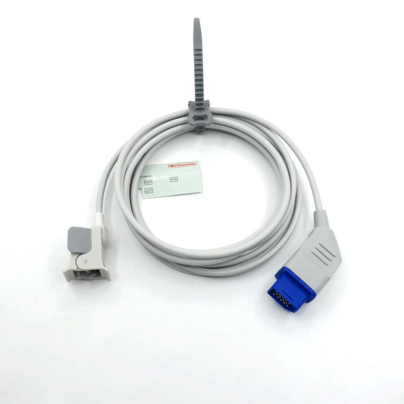 Herbruikbare fabrikant monitor accessoires compatibel Nihon Kohden pediatrische vinger Spo2 herbruikbare sensor 14 pins