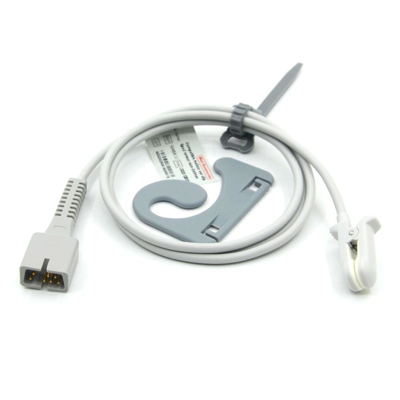 Vervaardigers Monitor Accessoires Herbruikbaar Compatibel Nellcor PM-50,PM-60 NPB 40 7Pin Ear Clip SpO2 Sensor