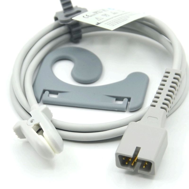 Vervaardigers Monitor Accessoires Herbruikbaar Compatibel Nellcor PM-50,PM-60 NPB 40 7Pin Ear Clip SpO2 Sensor