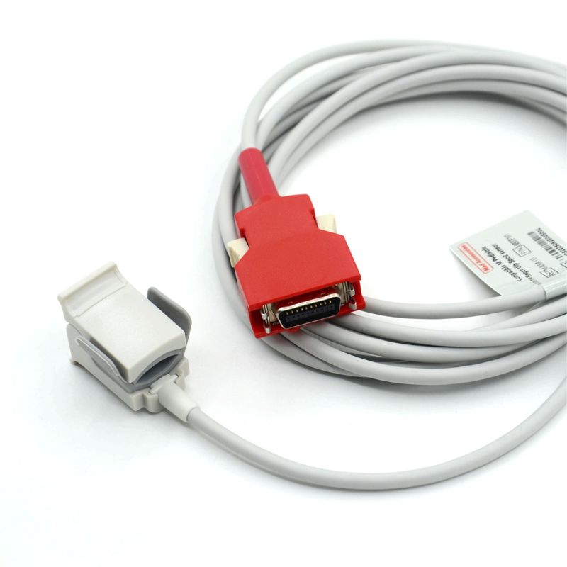 Medische monitoraccessoire compatibel met Masimo Red 20-pins Radical-7 Rad-87 Rad-57 Herbruikbare pediatrische clip Spo2-sensor