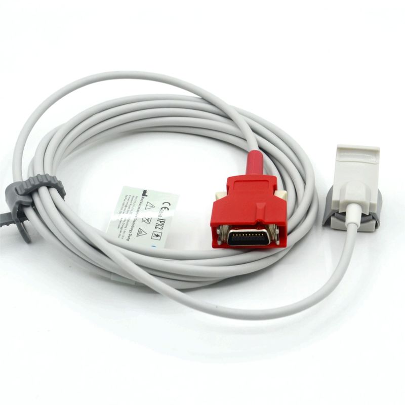 Medische monitoraccessoire compatibel met Masimo Red 20-pins Radical-7 Rad-87 Rad-57 Herbruikbare pediatrische clip Spo2-sensor