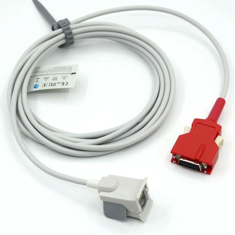 Medische monitoraccessoire compatibel met Masimo Red 20-pins Radical-7 Rad-87 Rad-57 Herbruikbare pediatrische clip Spo2-sensor