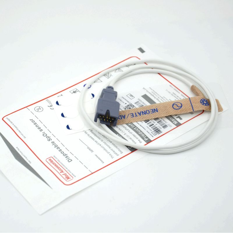 Leverancier van medische accessoires Compatibel Masim 2329 Neonataal/ Volwassen 9-pins Wegwerp SpO2-sensor