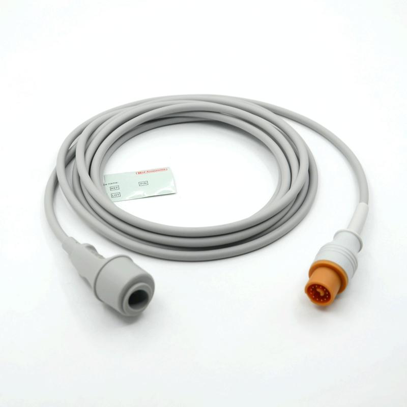 Medische monitor accessoire Praktische grijze kleur Compatibel Fukuda tot Edward Multi Function IBP kabel
