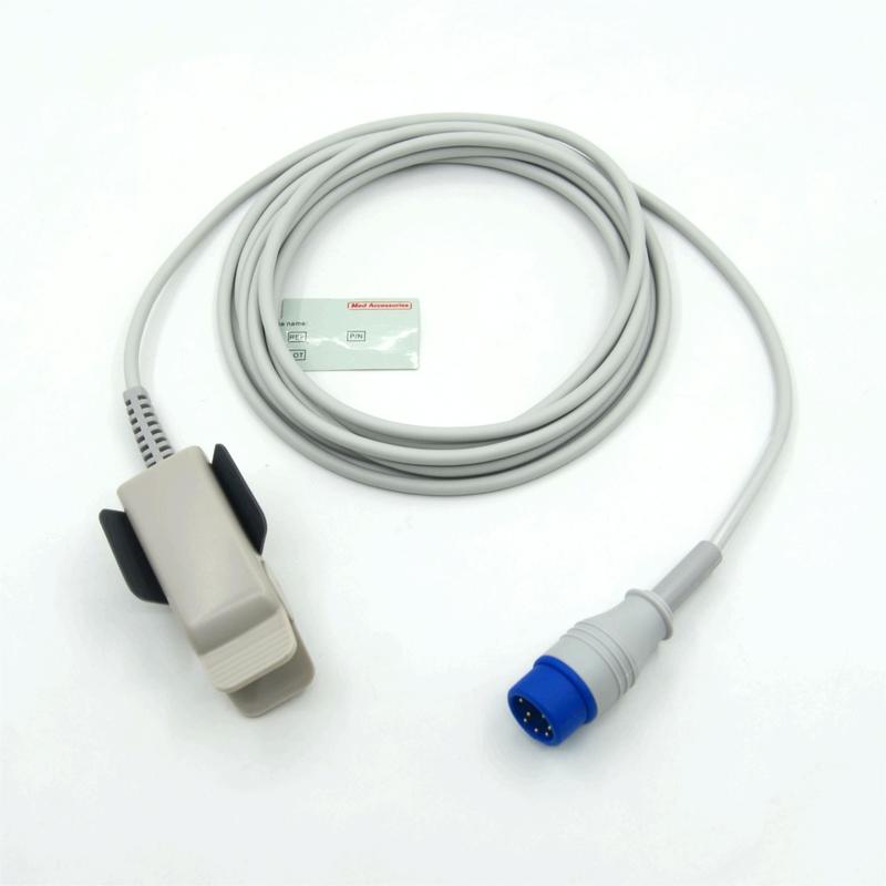 Compatibele Zoll M2 Herbruikbare Volwassen Clip Fabrikant Monitor Accessoires SpO2 Sensor