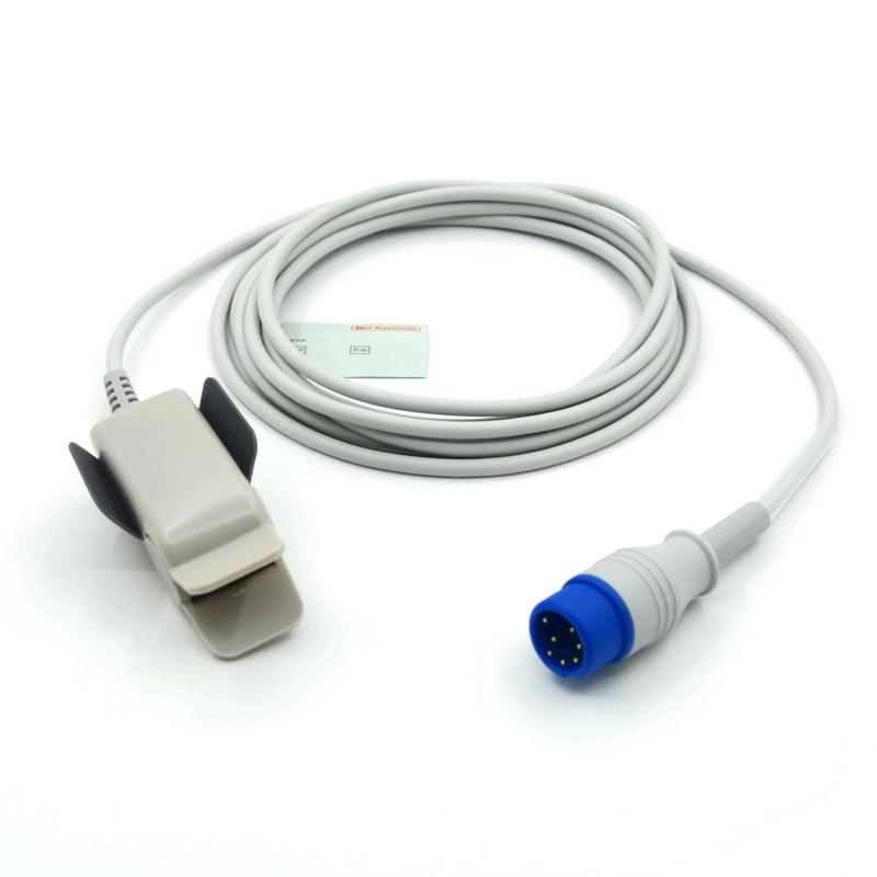 Compatibele Zoll M2 Herbruikbare Volwassen Clip Fabrikant Monitor Accessoires SpO2 Sensor