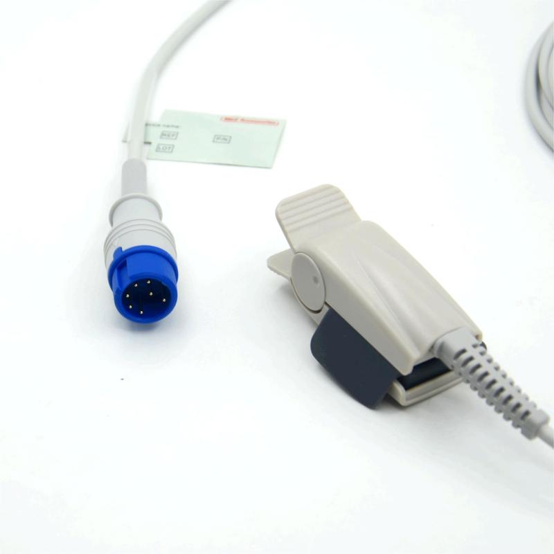 Compatibele Zoll M2 Herbruikbare Volwassen Clip Fabrikant Monitor Accessoires SpO2 Sensor