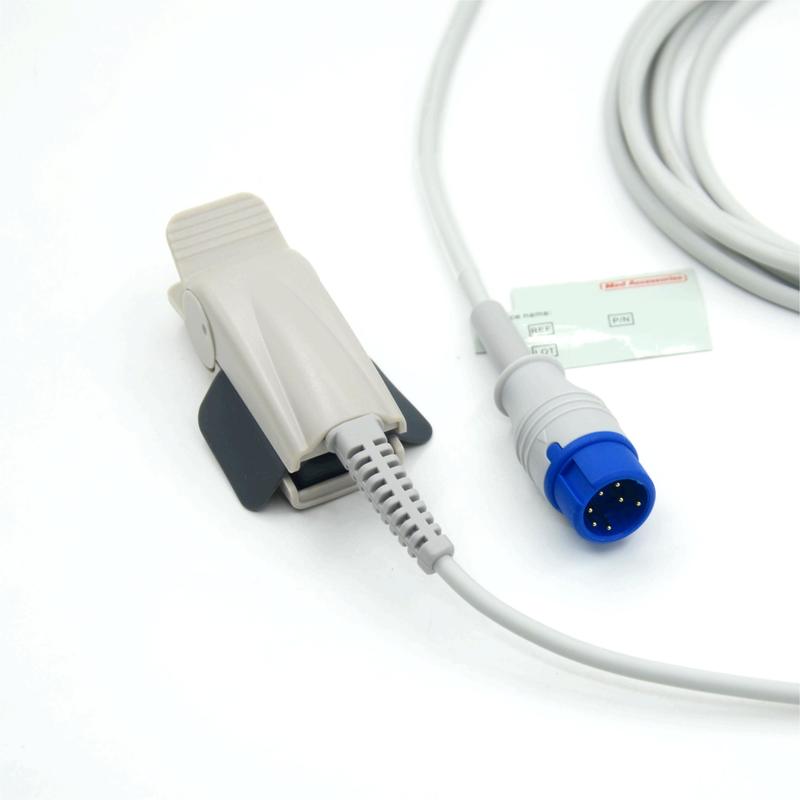 Compatibele Zoll M2 Herbruikbare Volwassen Clip Fabrikant Monitor Accessoires SpO2 Sensor