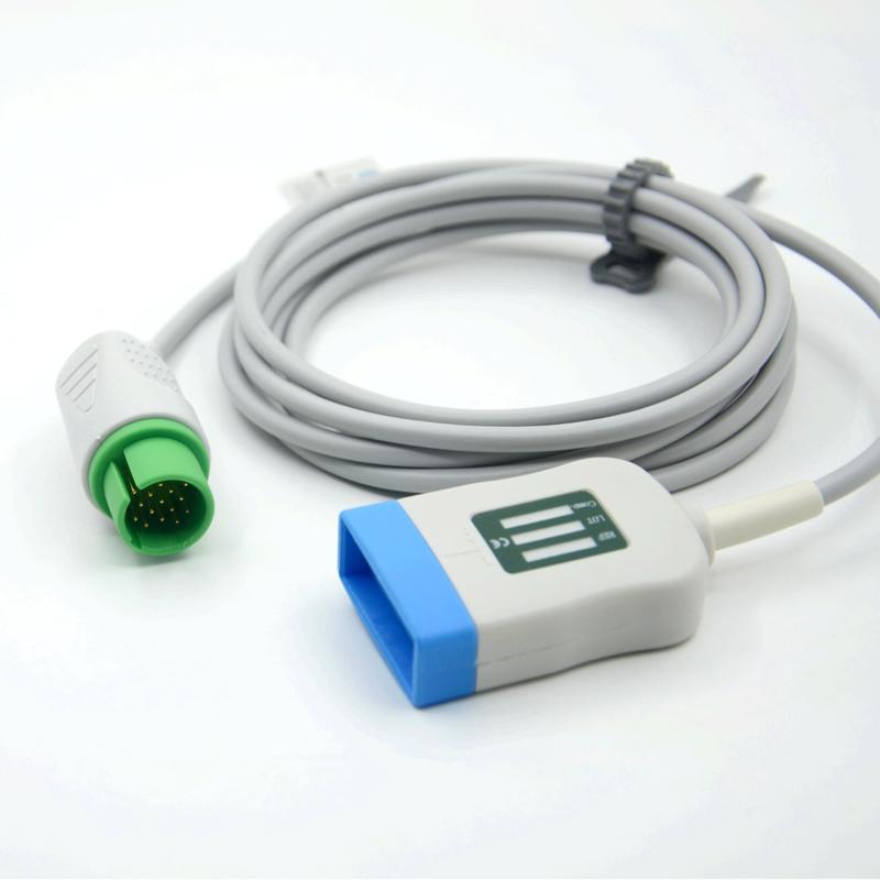 Medische monitoraccessoire compatibele Spacelabs ECG-trunkkabel 5-aderige IEC EKG-kabel